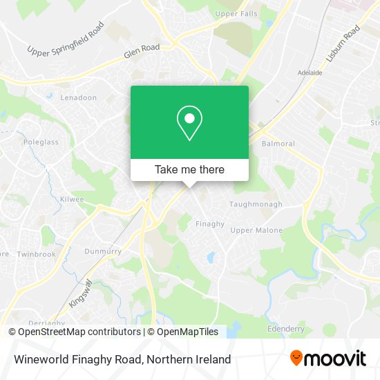 Wineworld Finaghy Road map