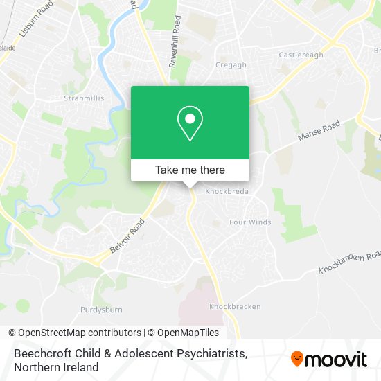 Beechcroft Child & Adolescent Psychiatrists map
