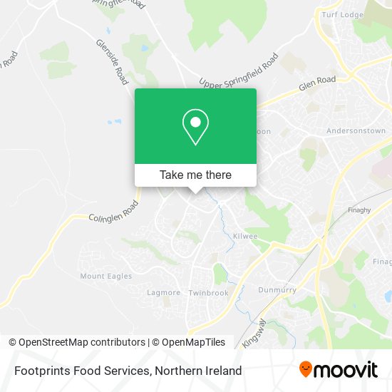 Footprints Food Services map