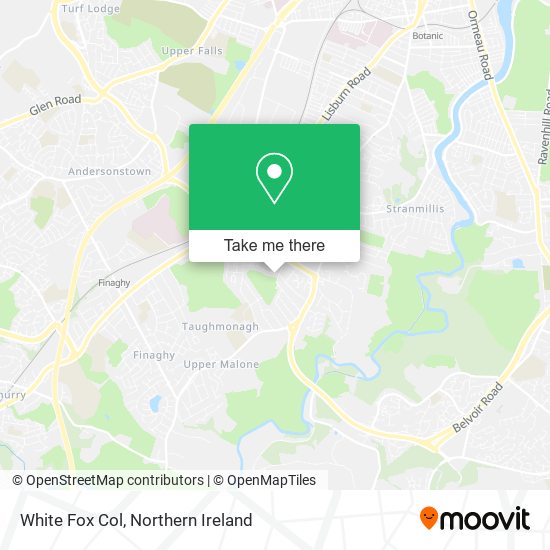 White Fox Col map