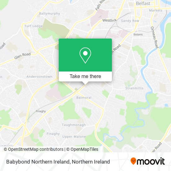 Babybond Northern Ireland map