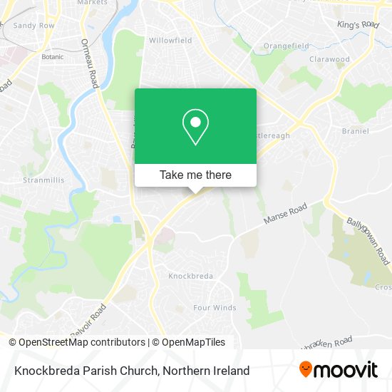 Knockbreda Parish Church map