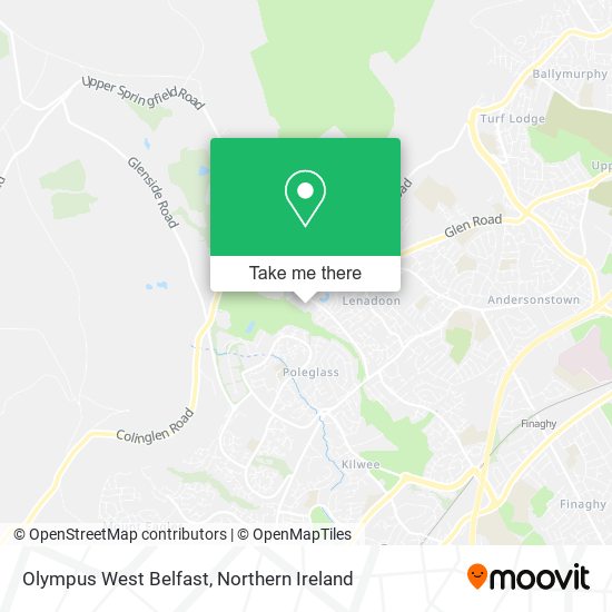 Olympus West Belfast map