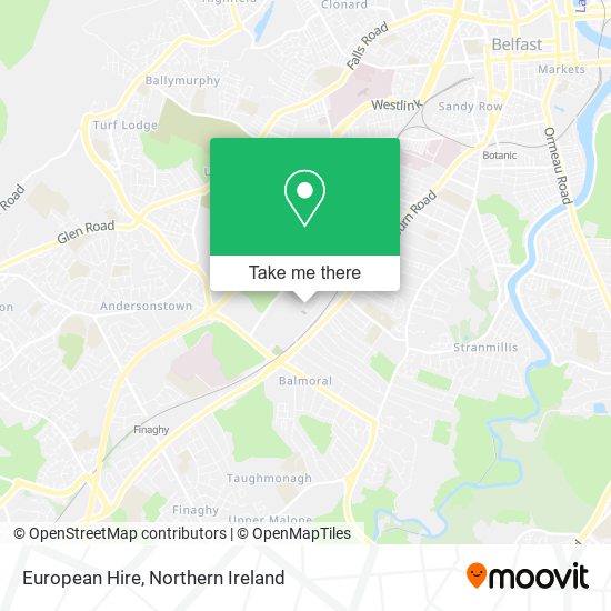 European Hire map