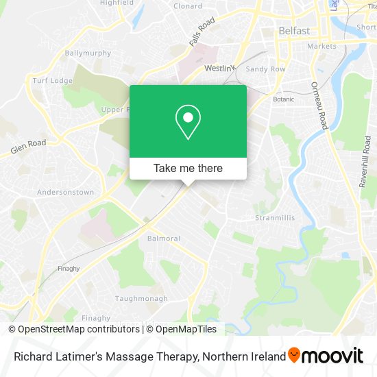 Richard Latimer's Massage Therapy map