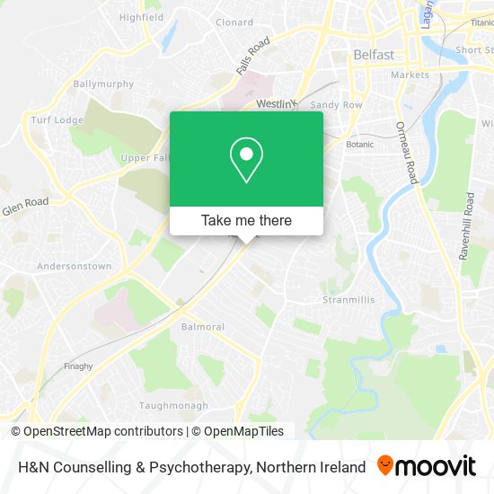 H&N Counselling & Psychotherapy map