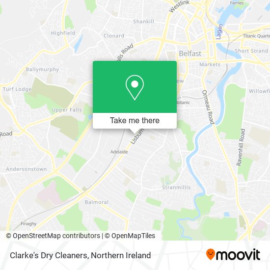 Clarke's Dry Cleaners map