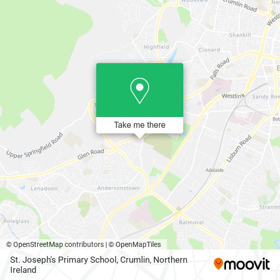 St. Joseph's Primary School, Crumlin map