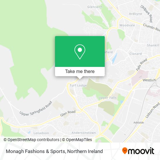 Monagh Fashions & Sports map