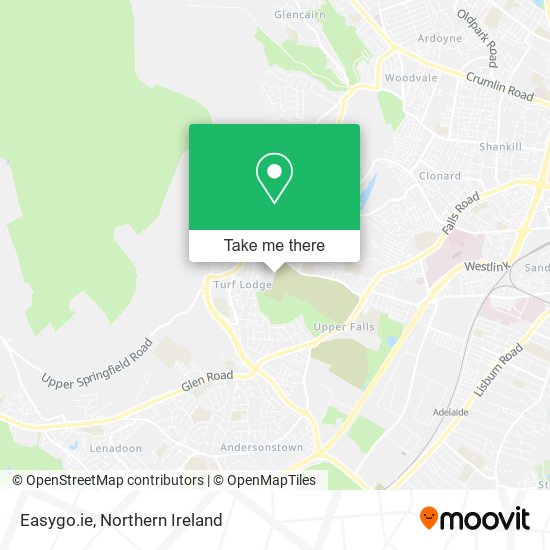 Easygo.ie map