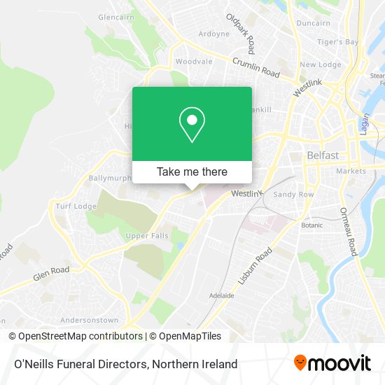 O'Neills Funeral Directors map