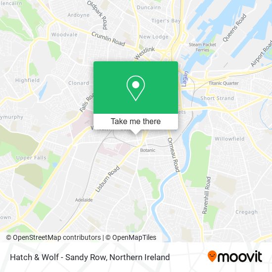 Hatch & Wolf - Sandy Row map