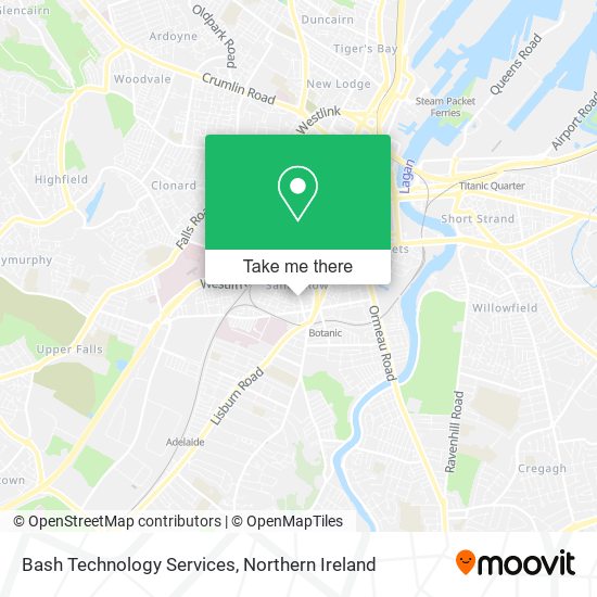Bash Technology Services map