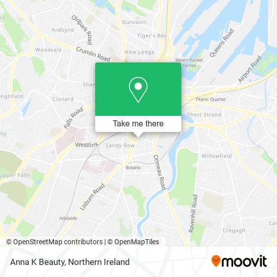Anna K Beauty map