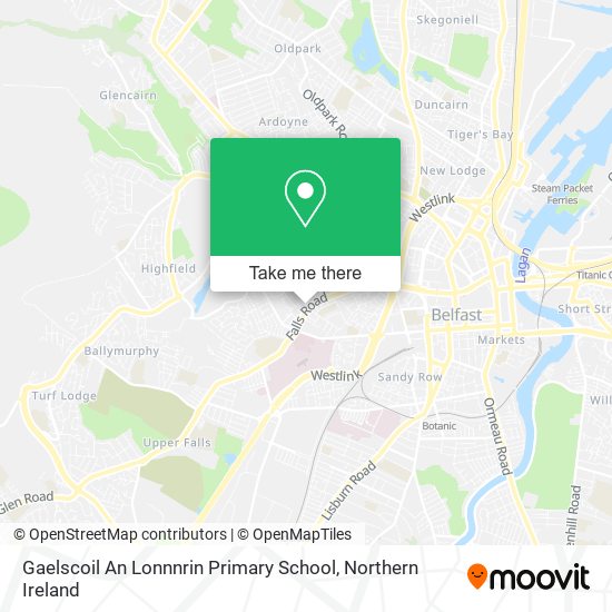 Gaelscoil An Lonnnrin Primary School map