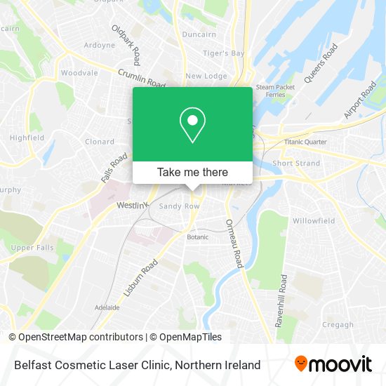 Belfast Cosmetic Laser Clinic map