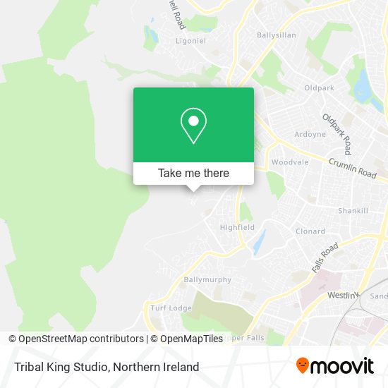 Tribal King Studio map