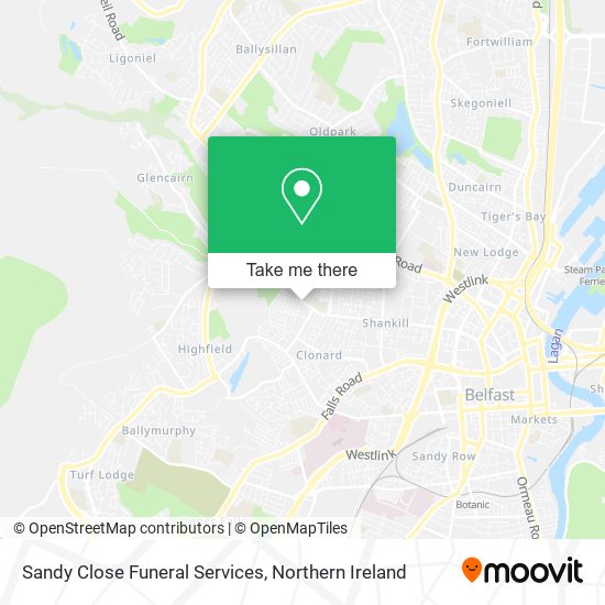 Sandy Close Funeral Services map