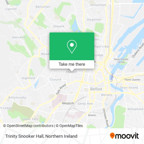 Trinity Snooker Hall map