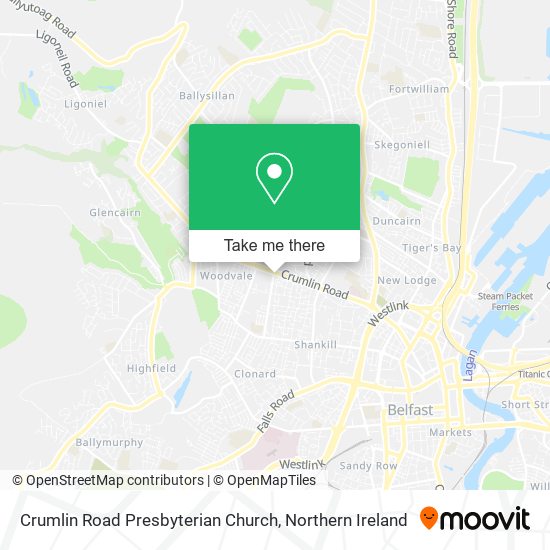 Crumlin Road Presbyterian Church map