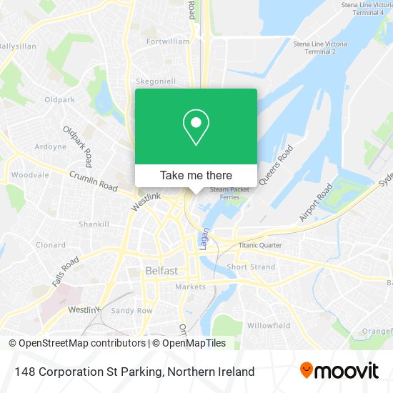 148 Corporation St Parking map