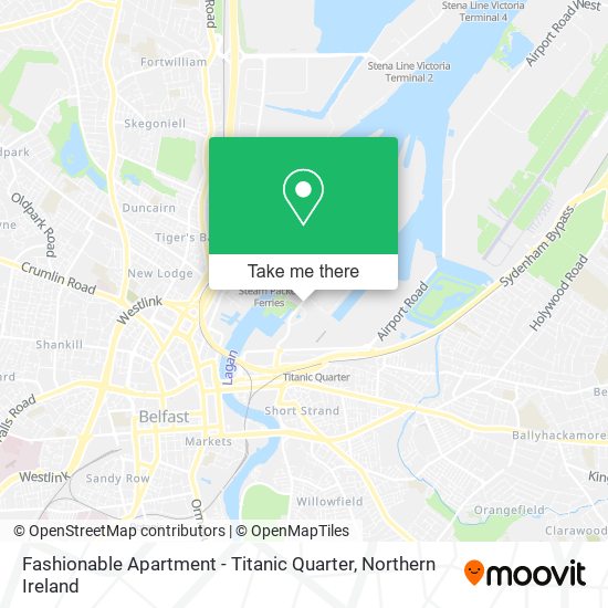 Fashionable Apartment - Titanic Quarter map
