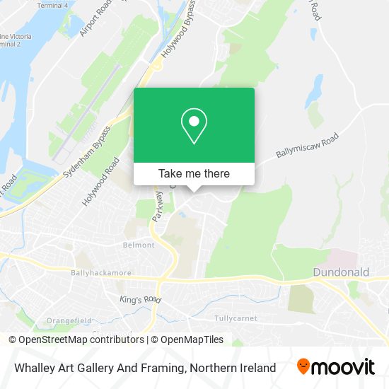 Whalley Art Gallery And Framing map