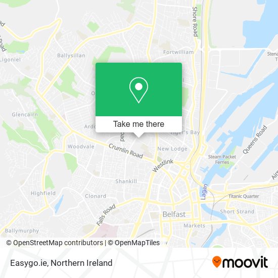 Easygo.ie map