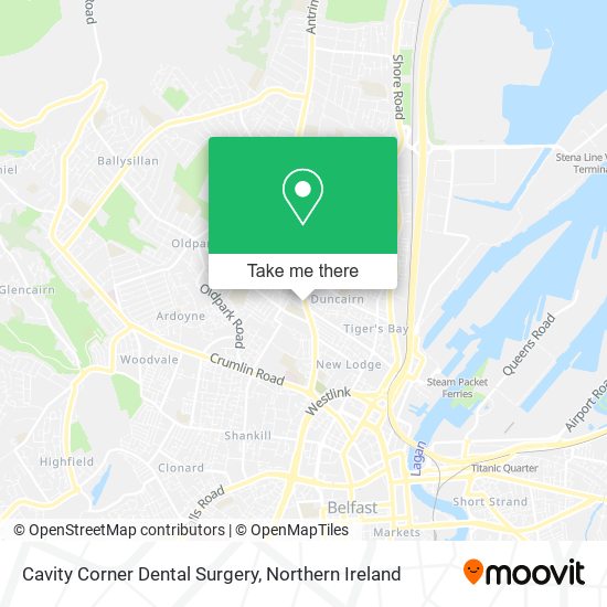 Cavity Corner Dental Surgery map