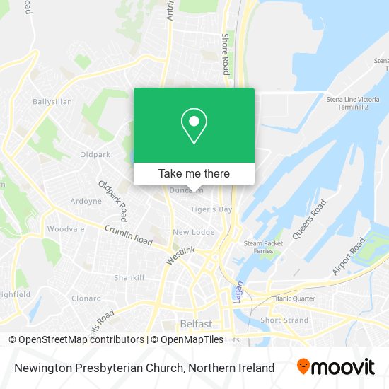 Newington Presbyterian Church map