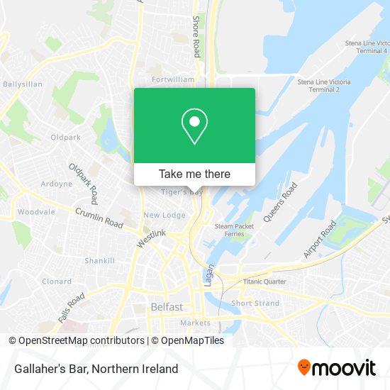 Gallaher's Bar map