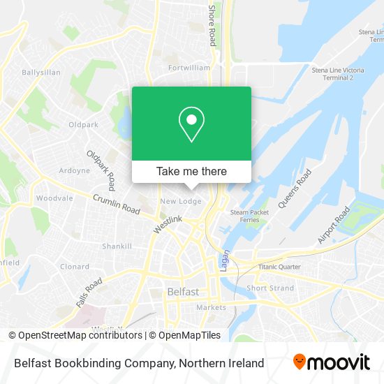 Belfast Bookbinding Company map