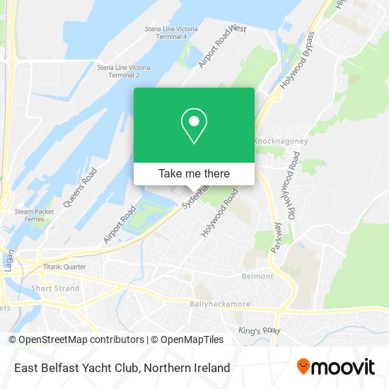 East Belfast Yacht Club map