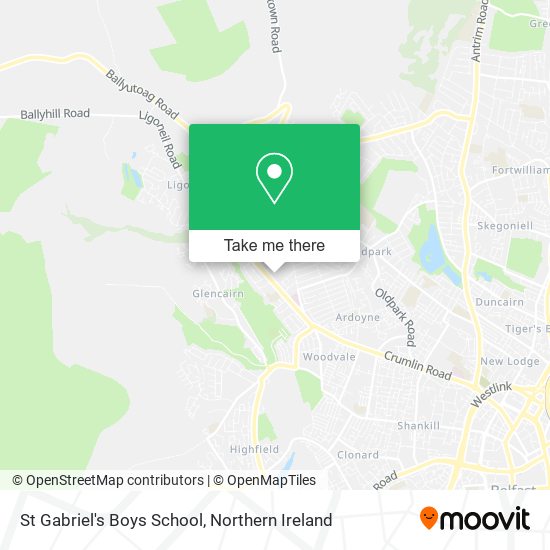 St Gabriel's Boys School map