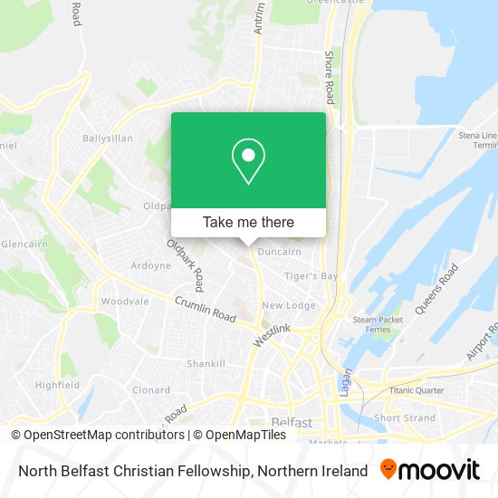 North Belfast Christian Fellowship map