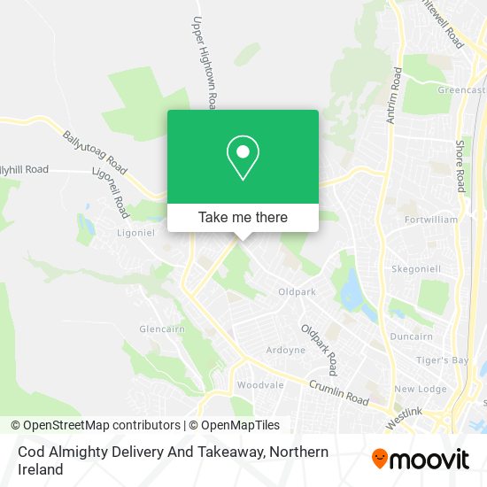 Cod Almighty Delivery And Takeaway map