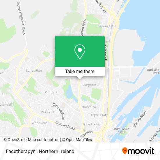 Facetherapyni map