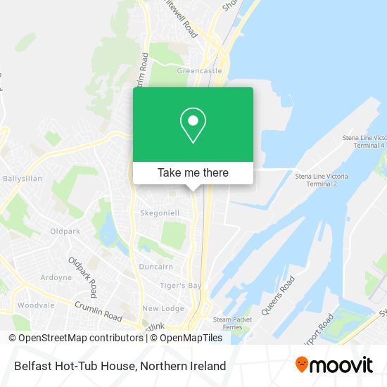 Belfast Hot-Tub House map