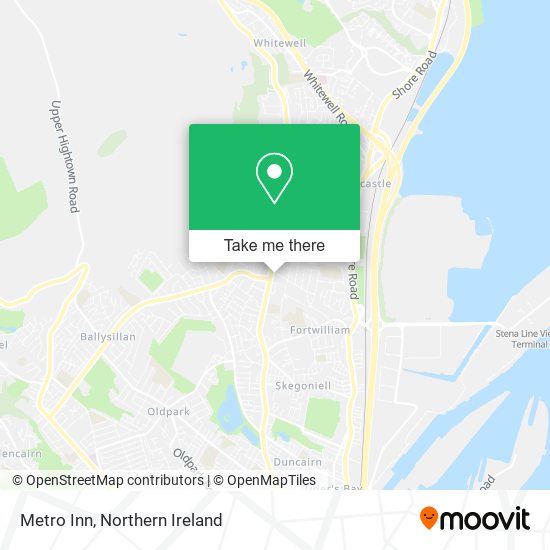 Metro Inn map