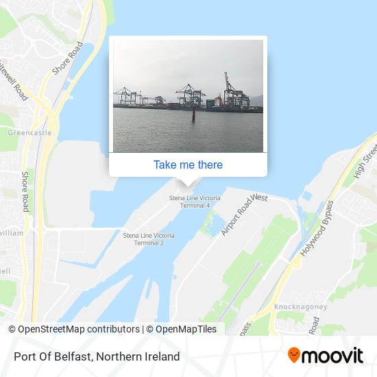 Port Of Belfast map