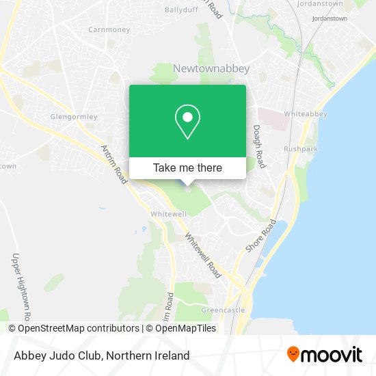 Abbey Judo Club map