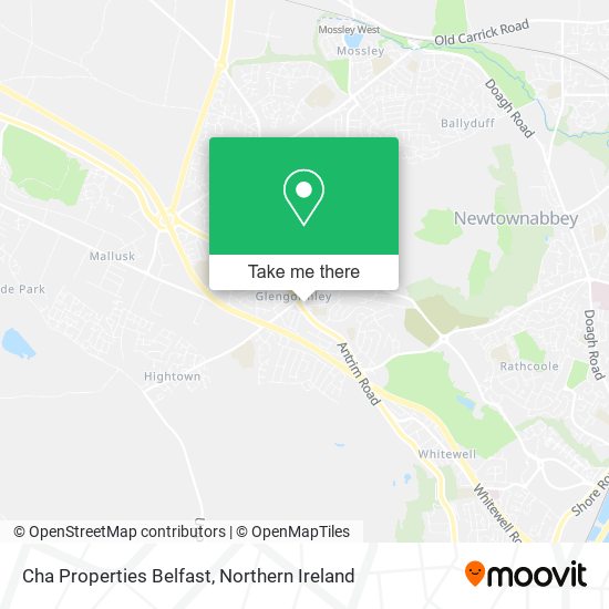 Cha Properties Belfast map
