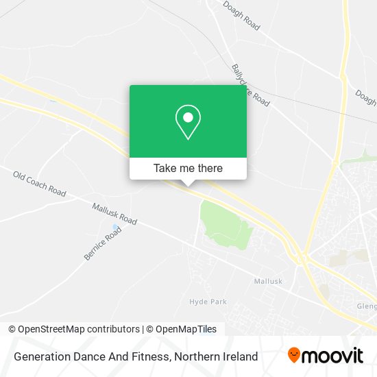 Generation Dance And Fitness map