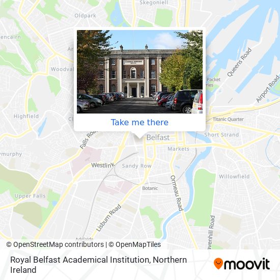 Royal Belfast Academical Institution map