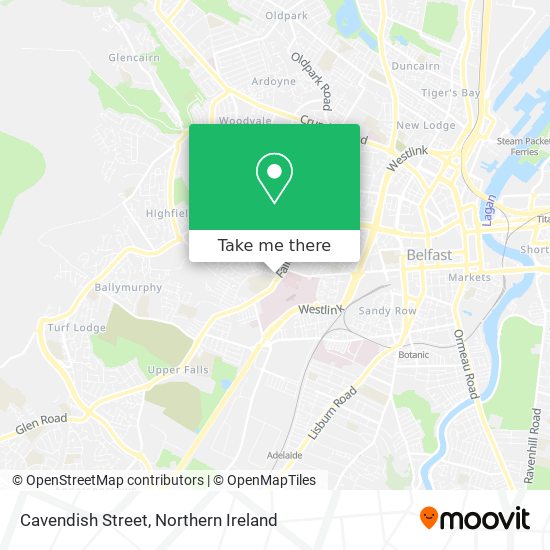 Cavendish Street map