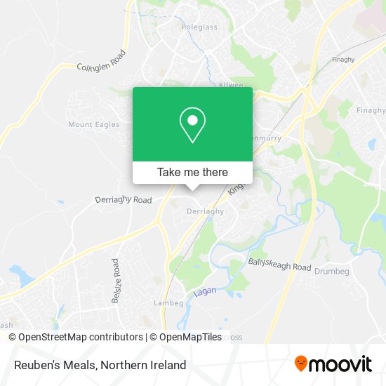 Reuben's Meals map