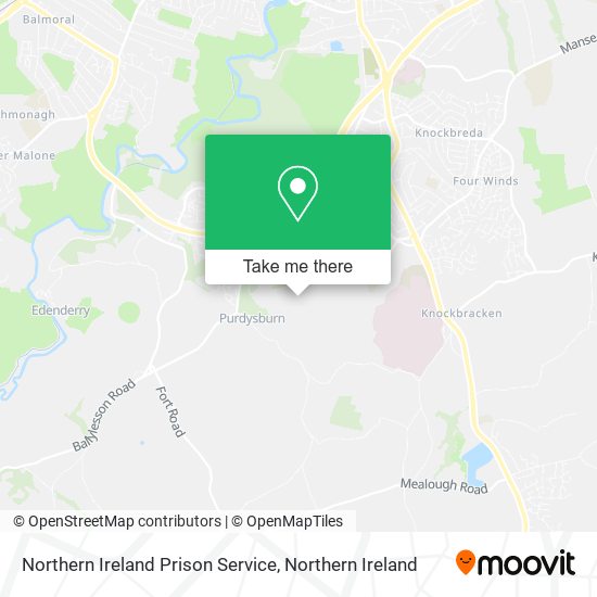 Northern Ireland Prison Service map