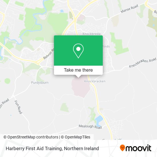 Harberry First Aid Training map