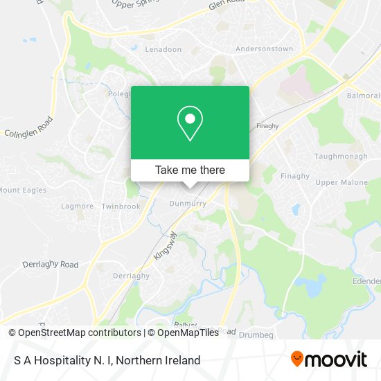S A Hospitality N. I map