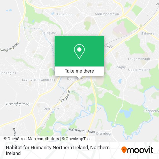 Habitat for Humanity Northern Ireland map